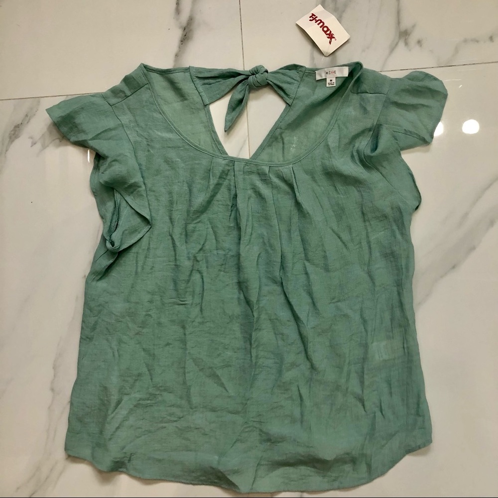 GREEN BLOUSE